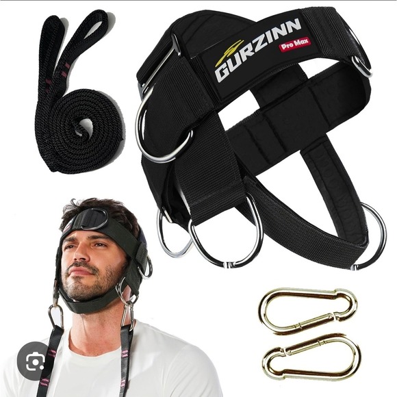 Gurzinn Other - Gurzinn Pro Max Neck Harness Weightlifting Strength Training Olive Green NEW